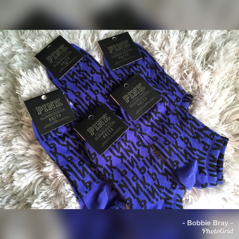 *NEW* Bundle of 5 pairs Pink Victoria Secret Socks